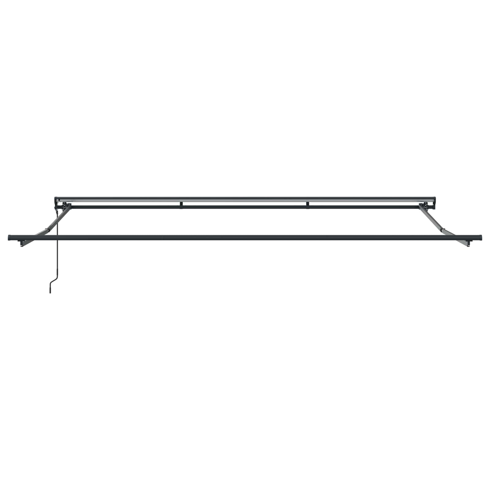 Toldo Retráctil Azul y 400 x 300 cm Poliéster y Aluminio