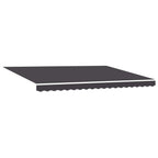 Toldo Retráctil Antracita 450 x 300 cm Poliéster y Aluminio
