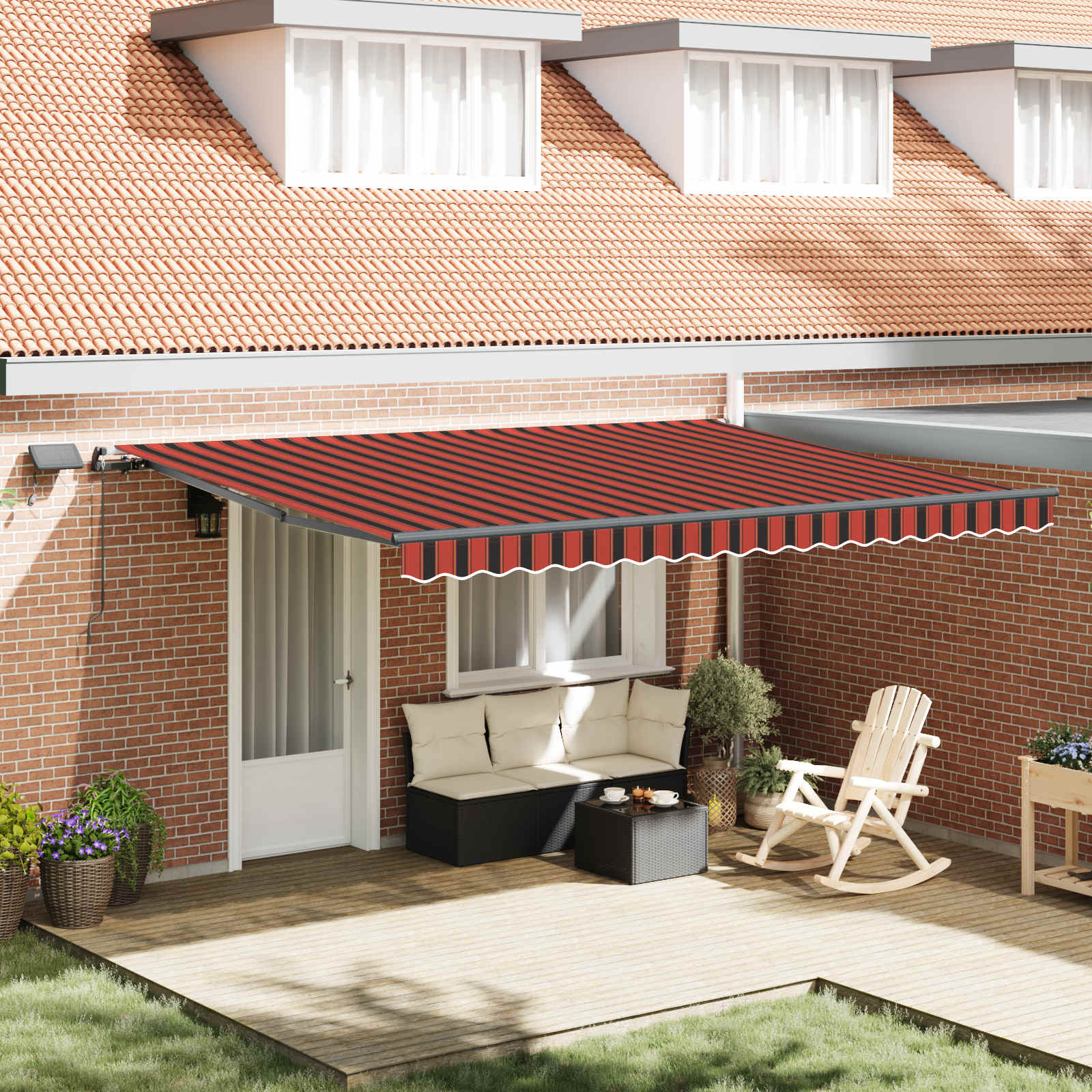 Toldo Retráctil 300 x 250 cm tela