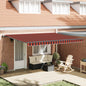 Toldo Retrátil 300 x 250 cm Tecido e Alumínio
