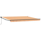 Toldo Amarillo y Naranja 450 x 300 x 165 cm Poliéster y metal