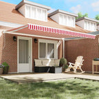 Toldo Rojo y 450 x 300 x 165 cm Poliéster y metal