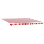 Toldo Rojo y 450 x 300 x 165 cm Poliéster y metal