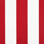 Toldo Manual Rojo y 450 x 300 x 165 cm Poliéster y metal