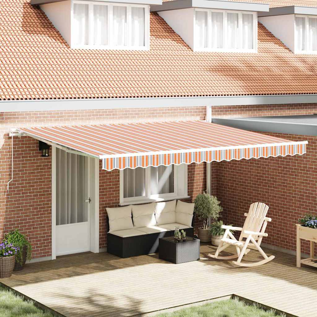 Toldo Retrátil Antracite 300 x 250 cm Poliéster e Alumínio
