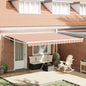 Toldo retrátil Amarelo 300 x 250 cm 100% Poliéster e Alumínio
