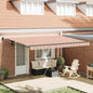 Toldo Retrátil Multicolorido 450 x 300 cm Poliéster e Alumínio