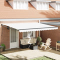 Toldo Manual 450 x 300 x 165 cm Poliéster y metal