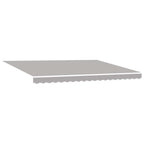 Toldo Manual Gris Claro 450 x 300 x 165 cm Poliéster y metal
