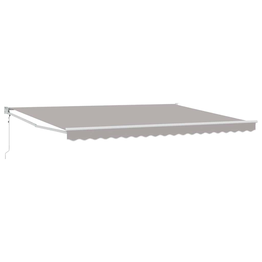 Toldo Gris Claro 450 x 300 x 165 cm Poliéster y metal