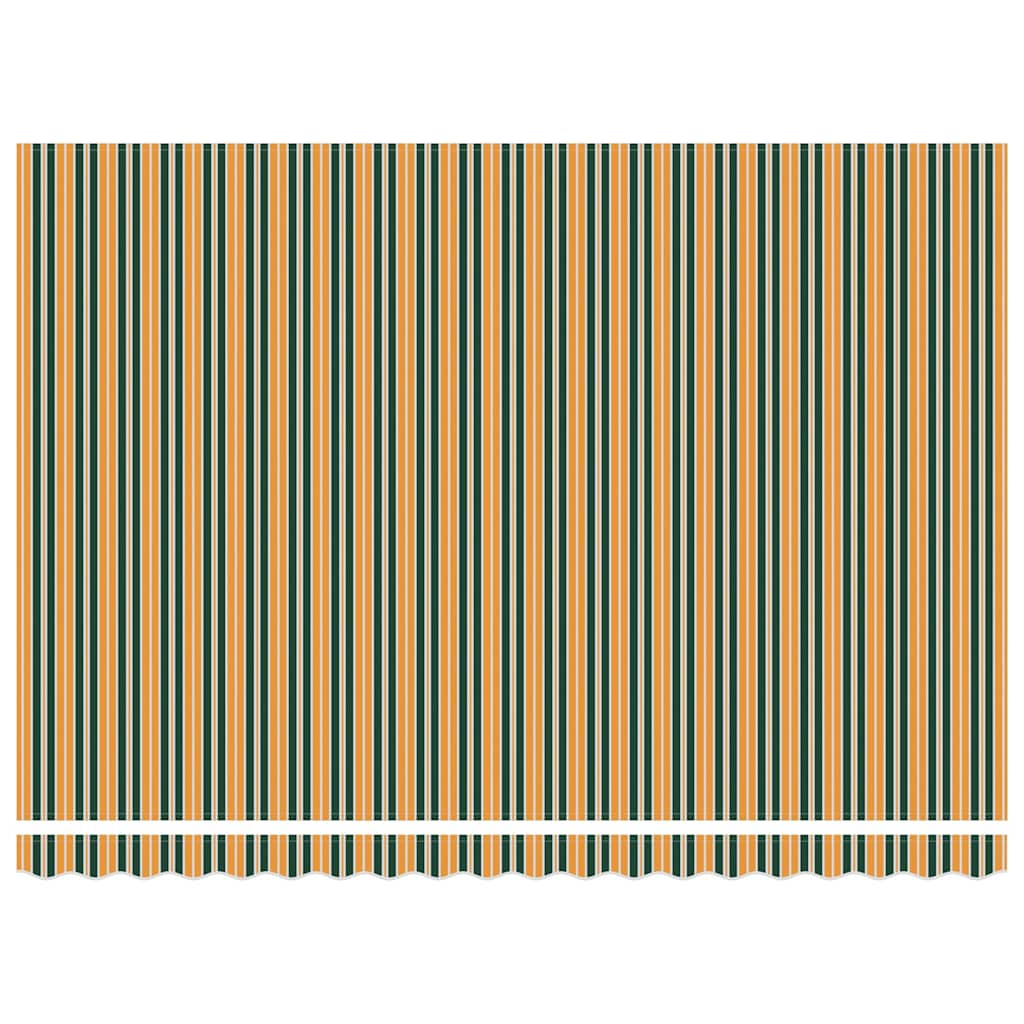Toldo Verde y amarillo 450 x 300 x 165 cm Poliéster y metal