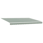 Toldo Manual Verde y 450 x 300 x 165 cm Poliéster y metal