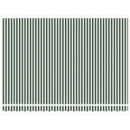Toldo Manual Verde y 450 x 300 x 165 cm Poliéster y metal