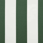 Toldo Manual Verde y 450 x 300 x 165 cm Poliéster y metal