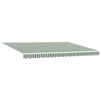 Toldo Manual Verde y 450 x 300 x 165 cm Poliéster y metal