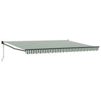 Toldo Verde y 450 x 300 x 165 cm Poliéster y metal