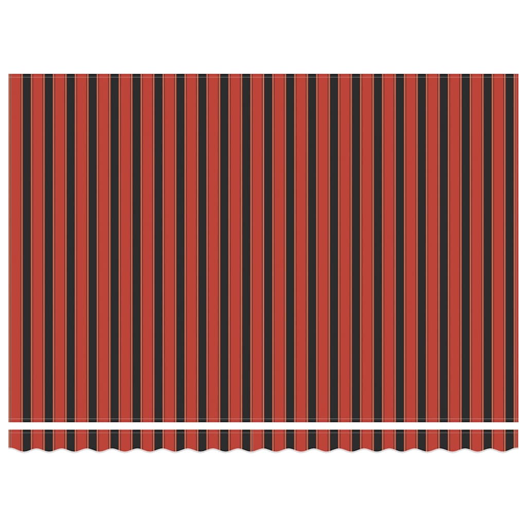 Toldo Manual Naranja y Marrón 450 x 350 x 165 cm Poliéster
