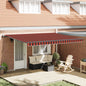Toldo Retrátil 300 x 250 cm Tecido e Alumínio