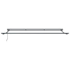Toldo Retráctil Antracita 500 x 300 cm Poliéster y Aluminio