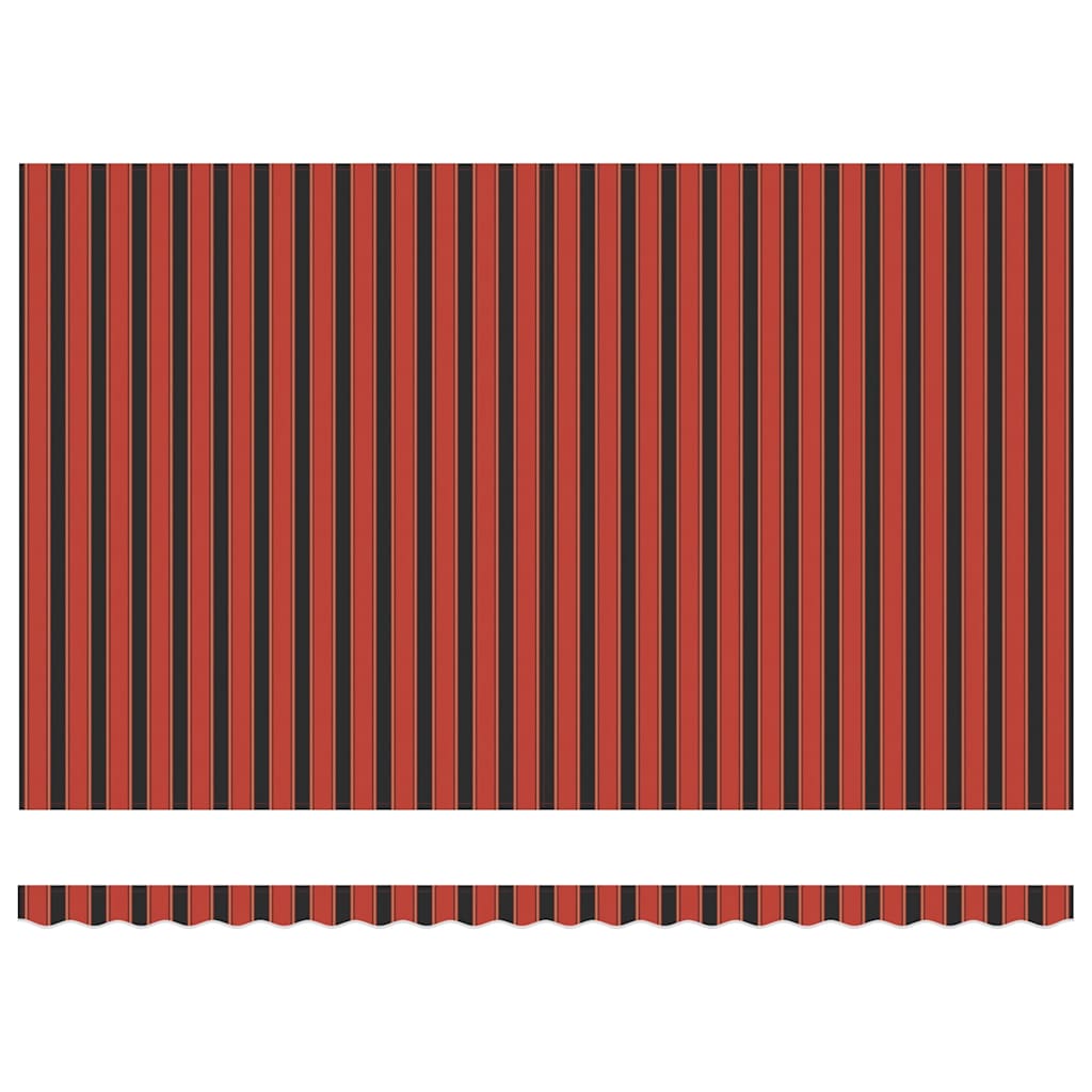 Toldo Naranja y Marrón 500 x 300 x 165 cm Poliéster y metal