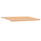 Toldo Amarillo y Naranja 500 x 300 x 165 cm Poliéster y metal