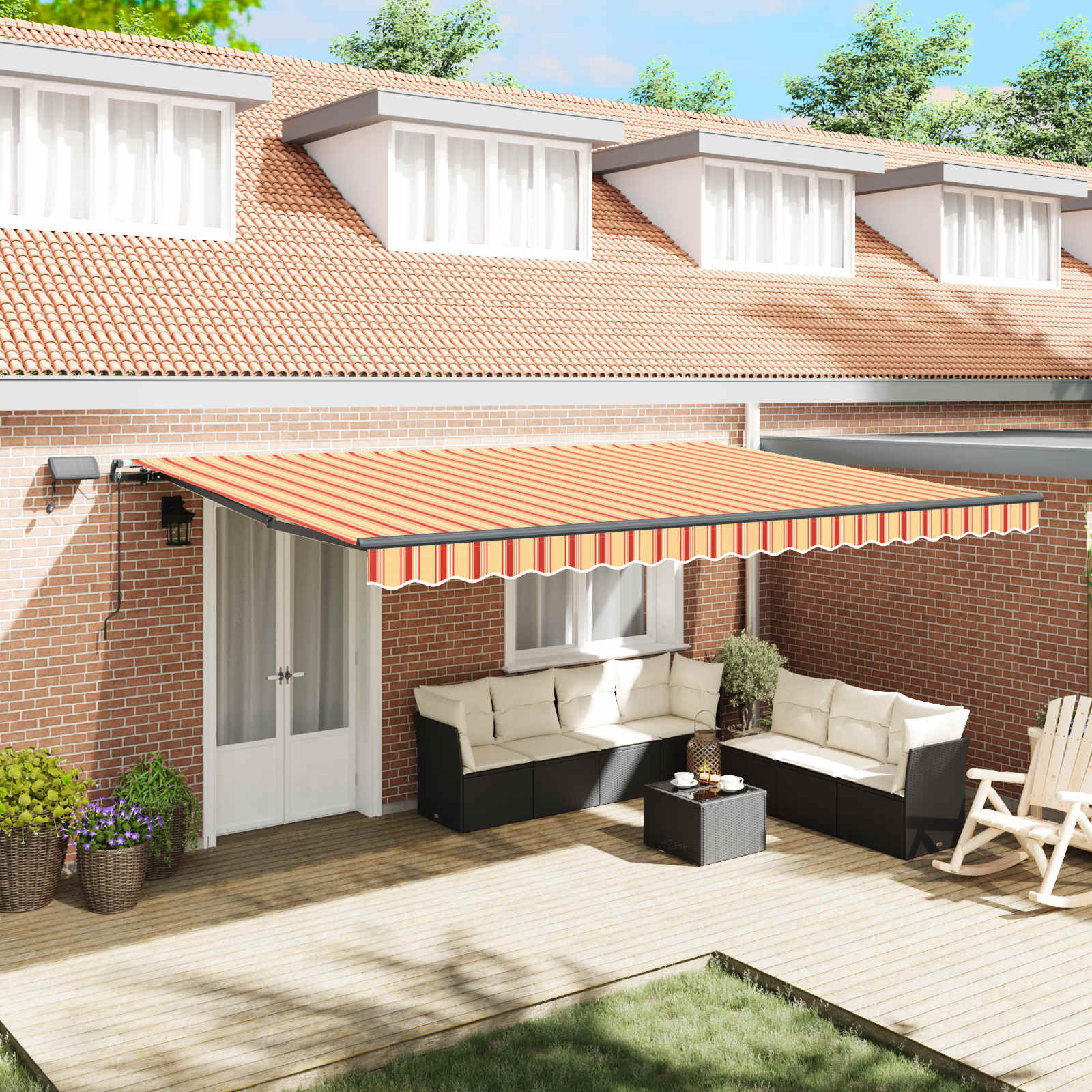 Toldo Retráctil 300 x 250 cm tela