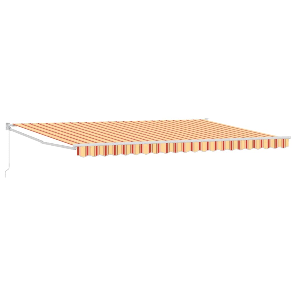 Toldo Amarillo y Naranja 500 x 300 x 165 cm Poliéster y metal