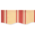 Toldo Amarillo y Naranja 500 x 300 x 165 cm Poliéster y metal