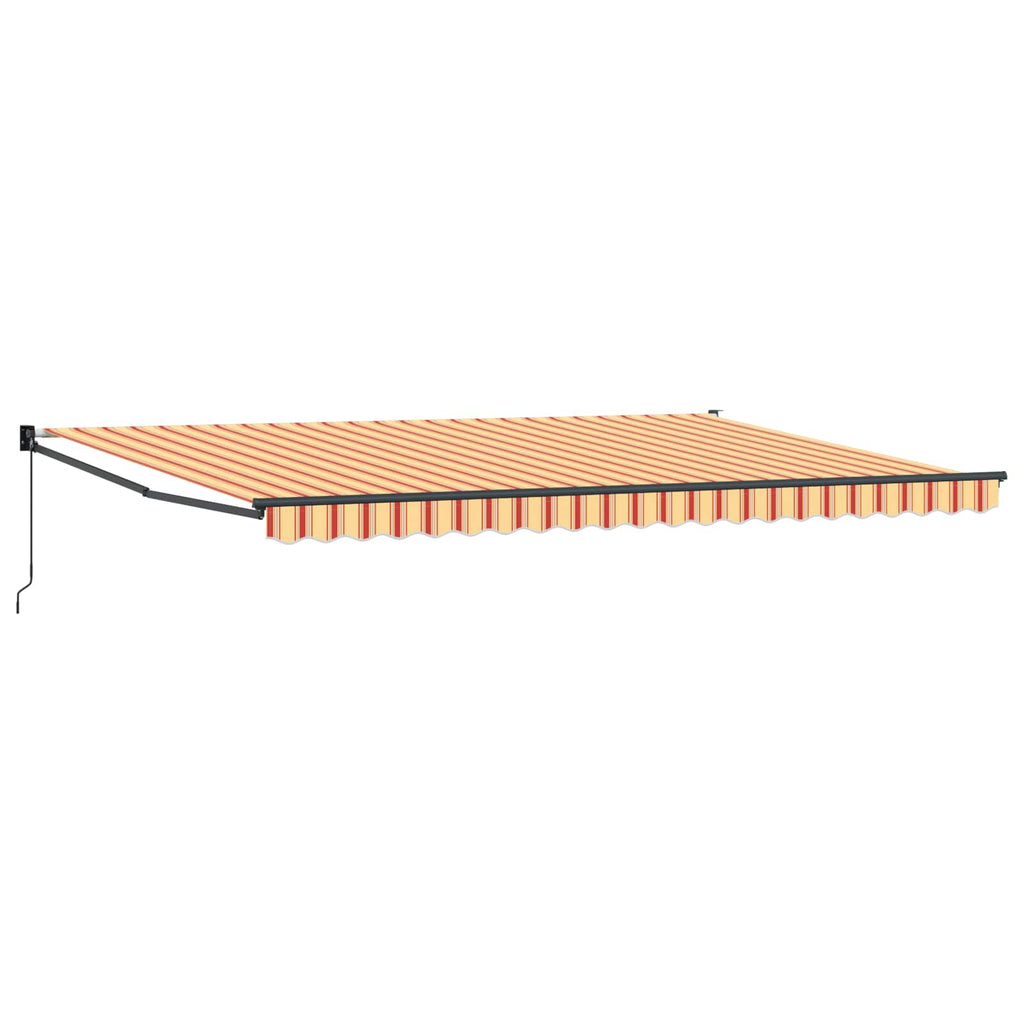 Toldo Amarillo y Naranja 500 x 300 x 165 cm Poliéster y metal