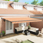Toldo Creme 500 x 300 x 165 cm Poliéster e metal