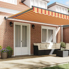 Toldo Crema 500 x 300 x 165 cm Poliéster y metal