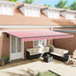 Toldo Retrátil 300 x 250 cm Poliéster e Aço