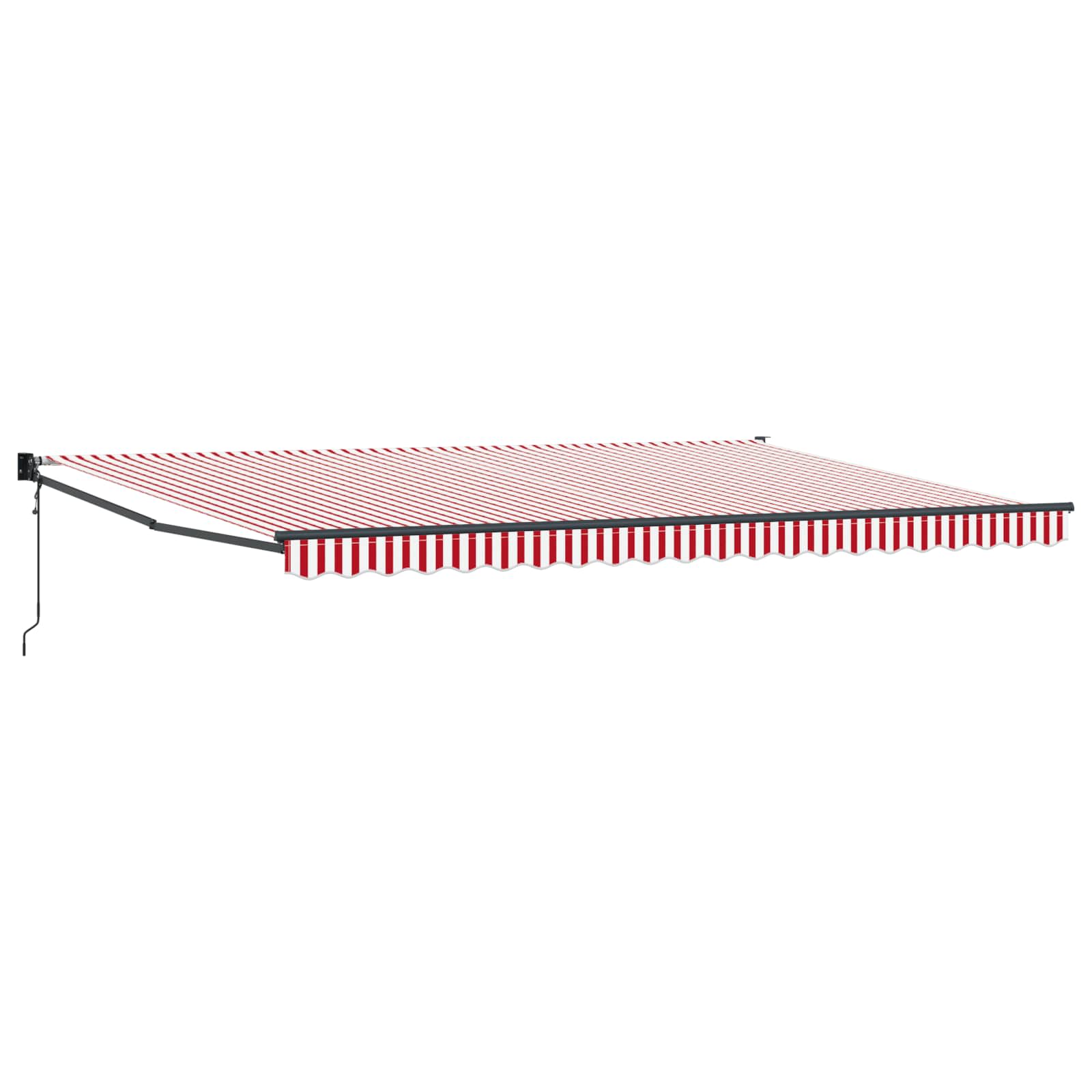 Toldo Rojo y 500 x 300 x 165 cm Poliéster y metal