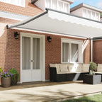 Toldo Manual 500 x 300 cm Poliéster y metal