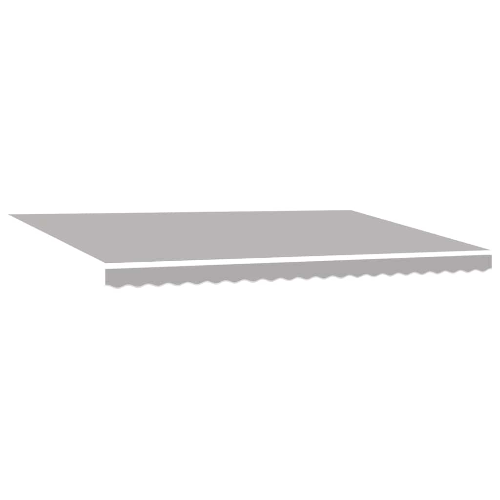 Toldo Manual Gris Claro 500 x 300 x 165 cm Poliéster y metal