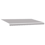 Toldo Gris Claro 500 x 300 x 165 cm Poliéster y metal