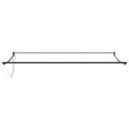 Toldo Gris Claro 500 x 300 x 165 cm Poliéster y metal