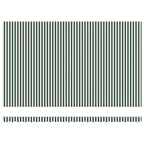 Toldo Retráctil Verde y 500 x 300 cm Poliéster y Aluminio