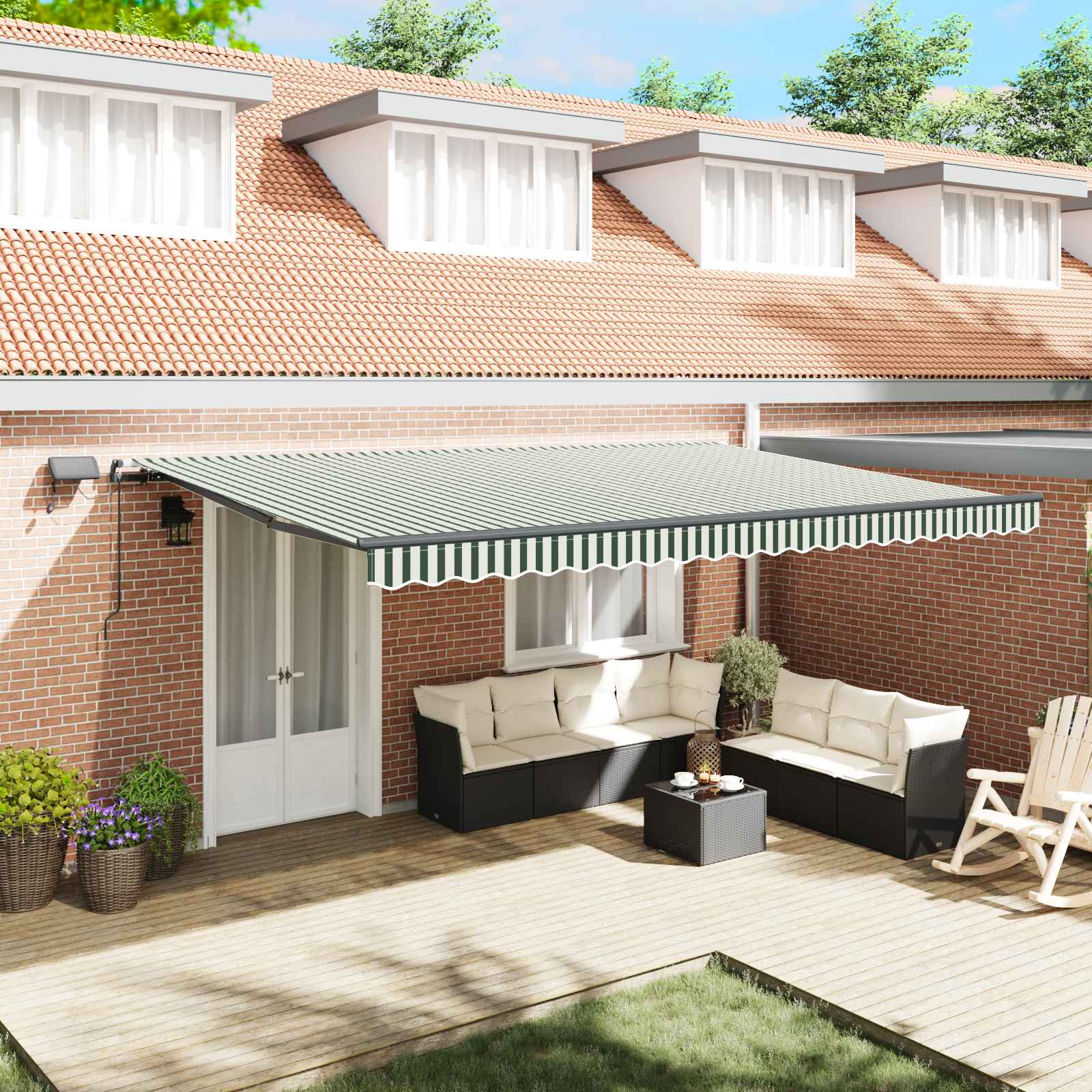 Toldo Retráctil 300 x 250 cm tela
