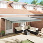 Retractable Awning 300 x 250 cm Fabric and Aluminum