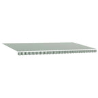 Toldo Retráctil Verde y 600 x 300 cm Poliéster y Aluminio