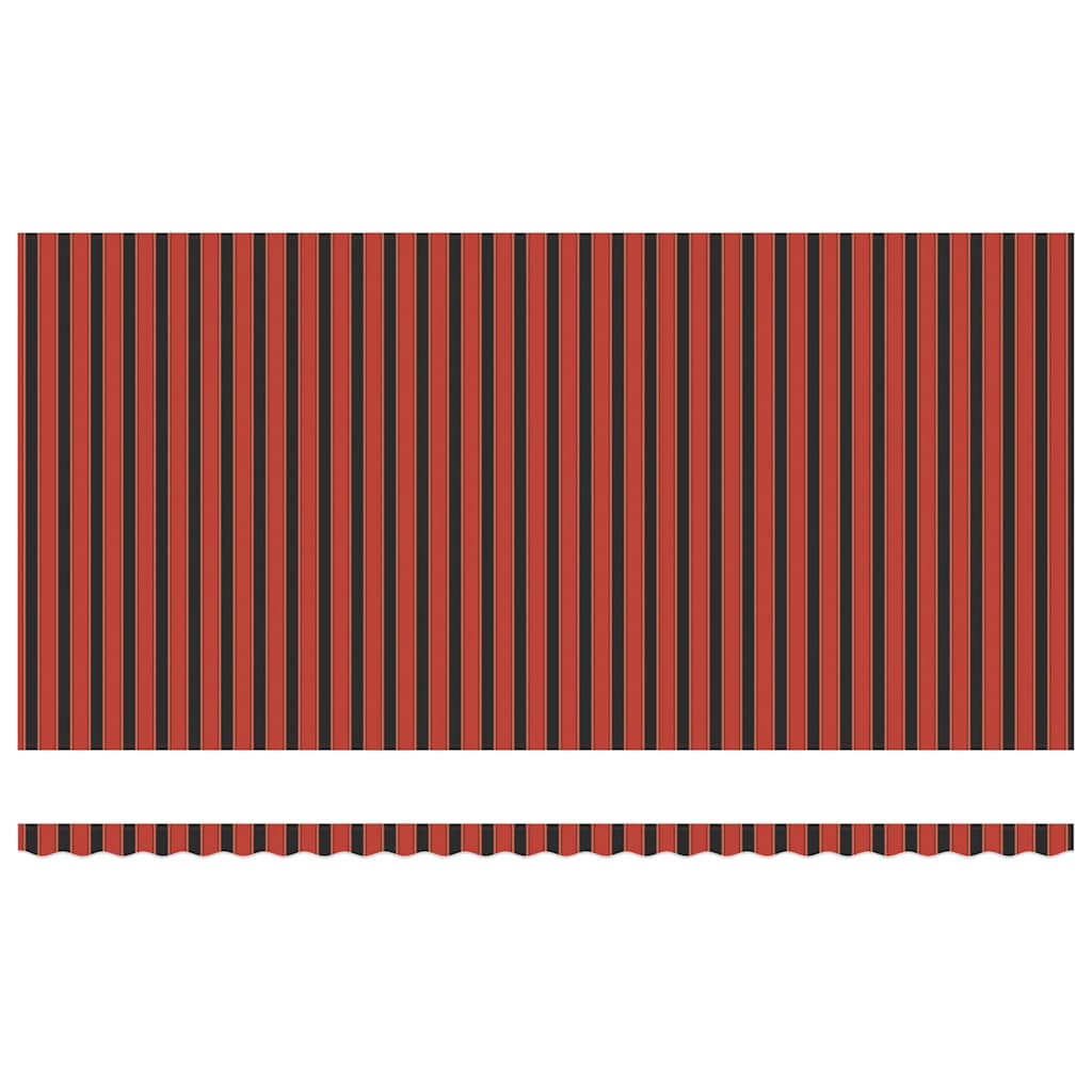 Toldo Retráctil Manual Naranja y Marrón 600 x 350 cm