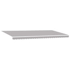 Toldo Retráctil Gris Claro 600 x 350 cm Poliéster y Aluminio