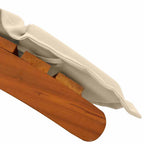 Tumbona con cojín 2 pcs Beige Madera de Acacia Sólida