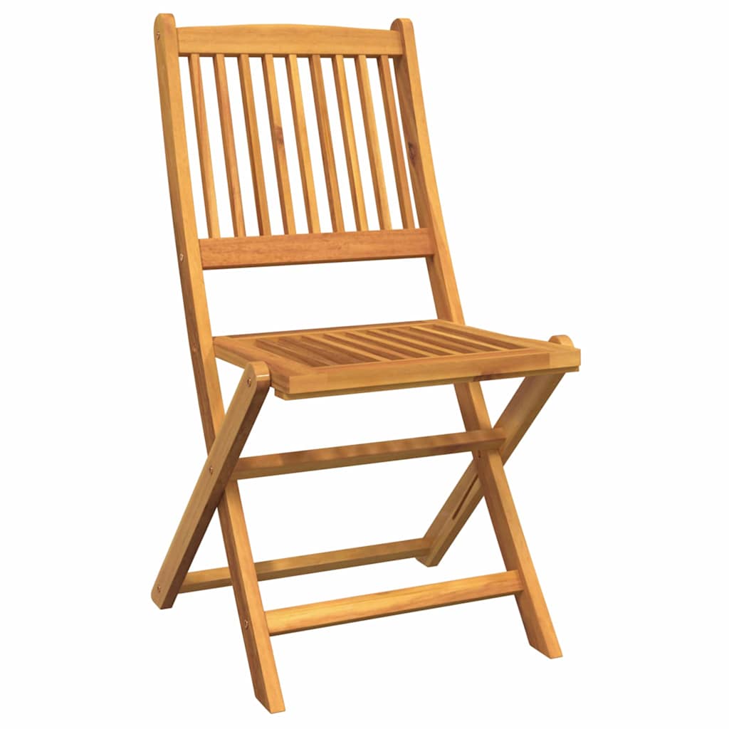 Juego Bistro de Jardín 3 pcs Marrón Madera de Acacia Sólida