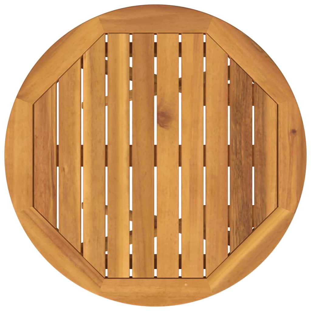 Juego Bistro de Jardín 3 pcs Marrón Madera de Acacia Sólida