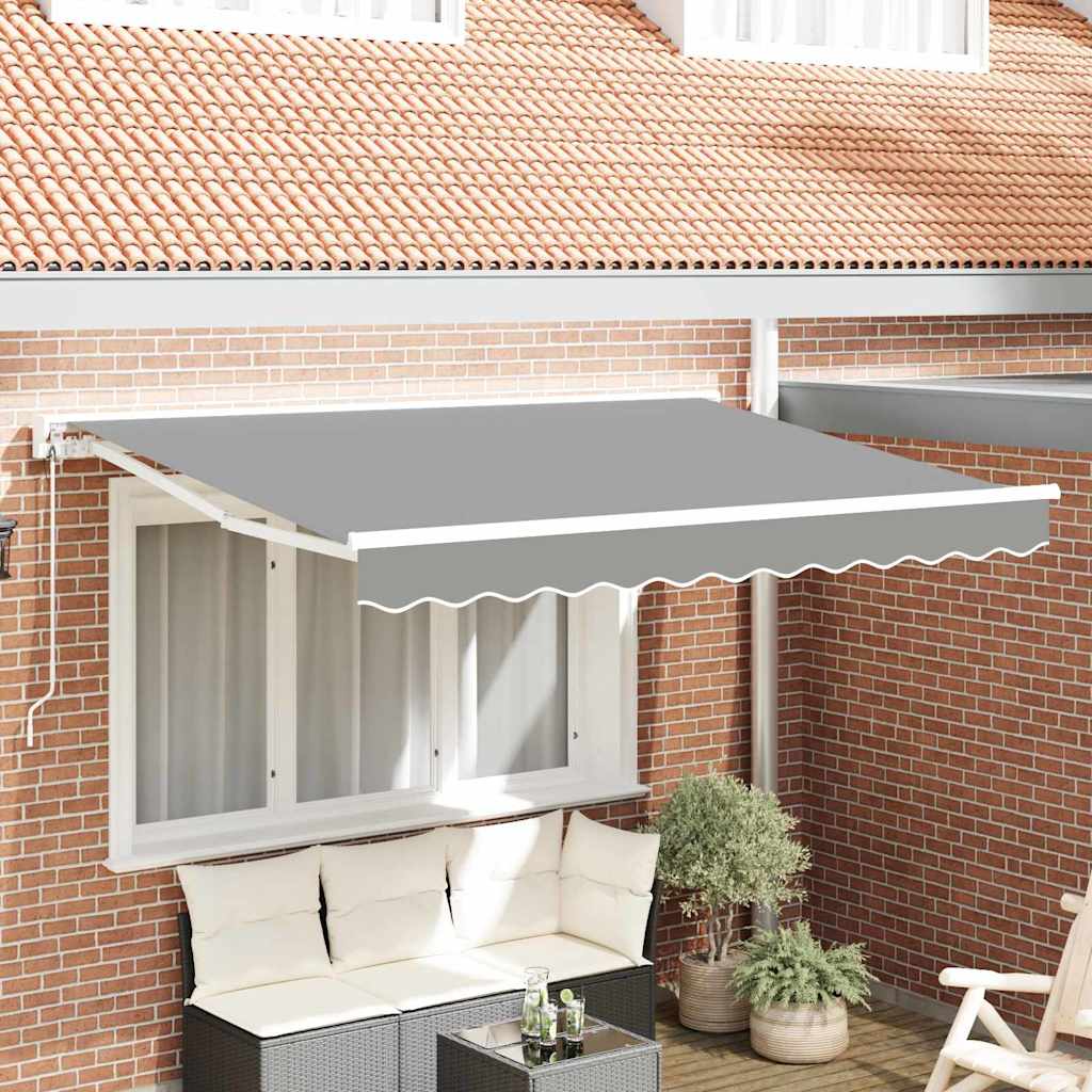 Manual Awning Frame Adjustable 3 x 2.5 m Steel