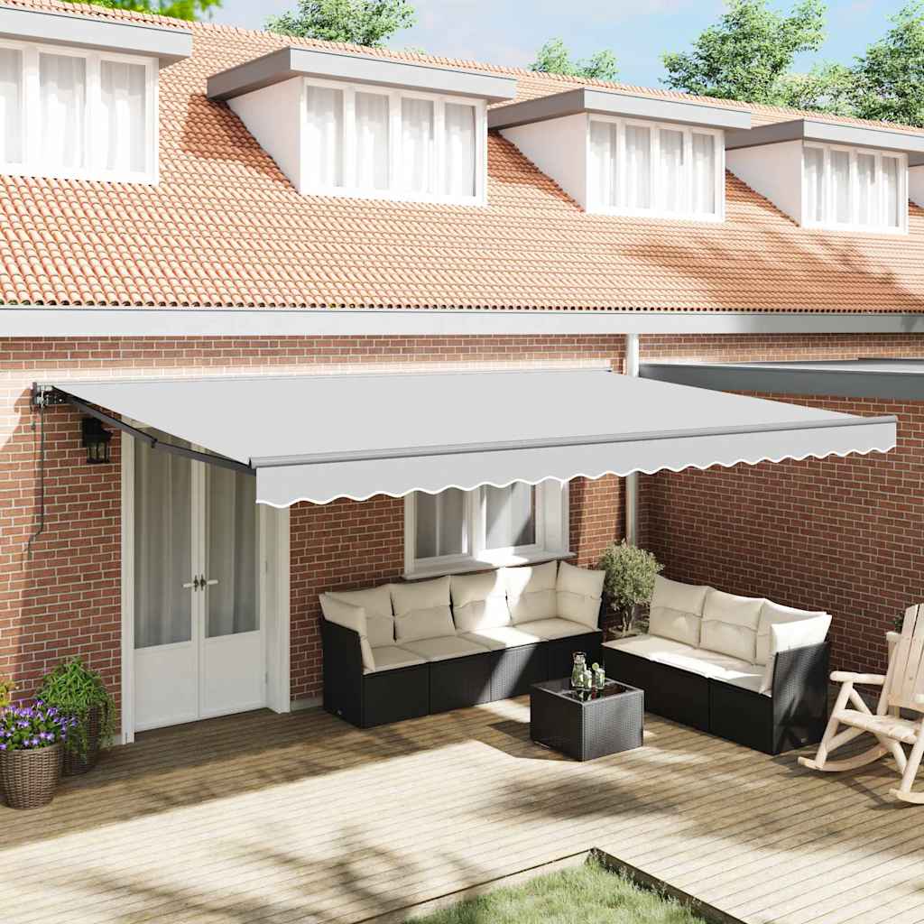 Manual Awning Frame Adjustable 3 x 2.5 m Steel