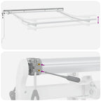 Estructura del Toldo 2,5 x 2 m Metal