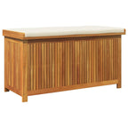 Outdoor cushions 113x50x60.5 cm solid acacia wood